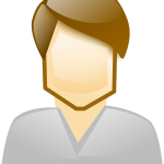 Man with gray shirt